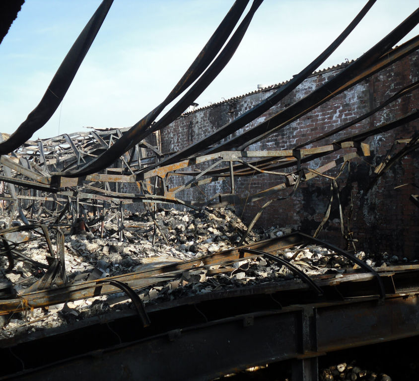 Incendi fàbrica tèxtil Montmeló